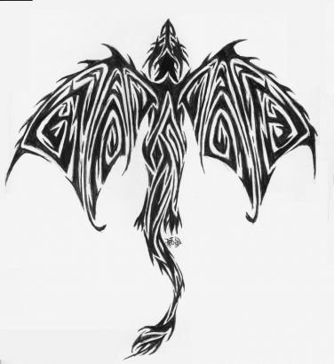 Tribal Tattoo Dragon